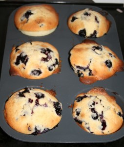 Blåbärsmuffins