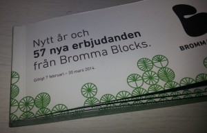 Bromma Blocks rabatt
