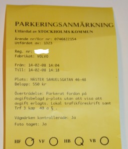 Parkeringsböter